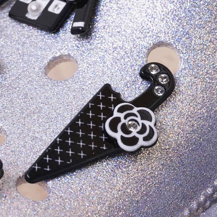 BLK Crocs Charm Bling Set - 5 pairs for wholesale on Faire