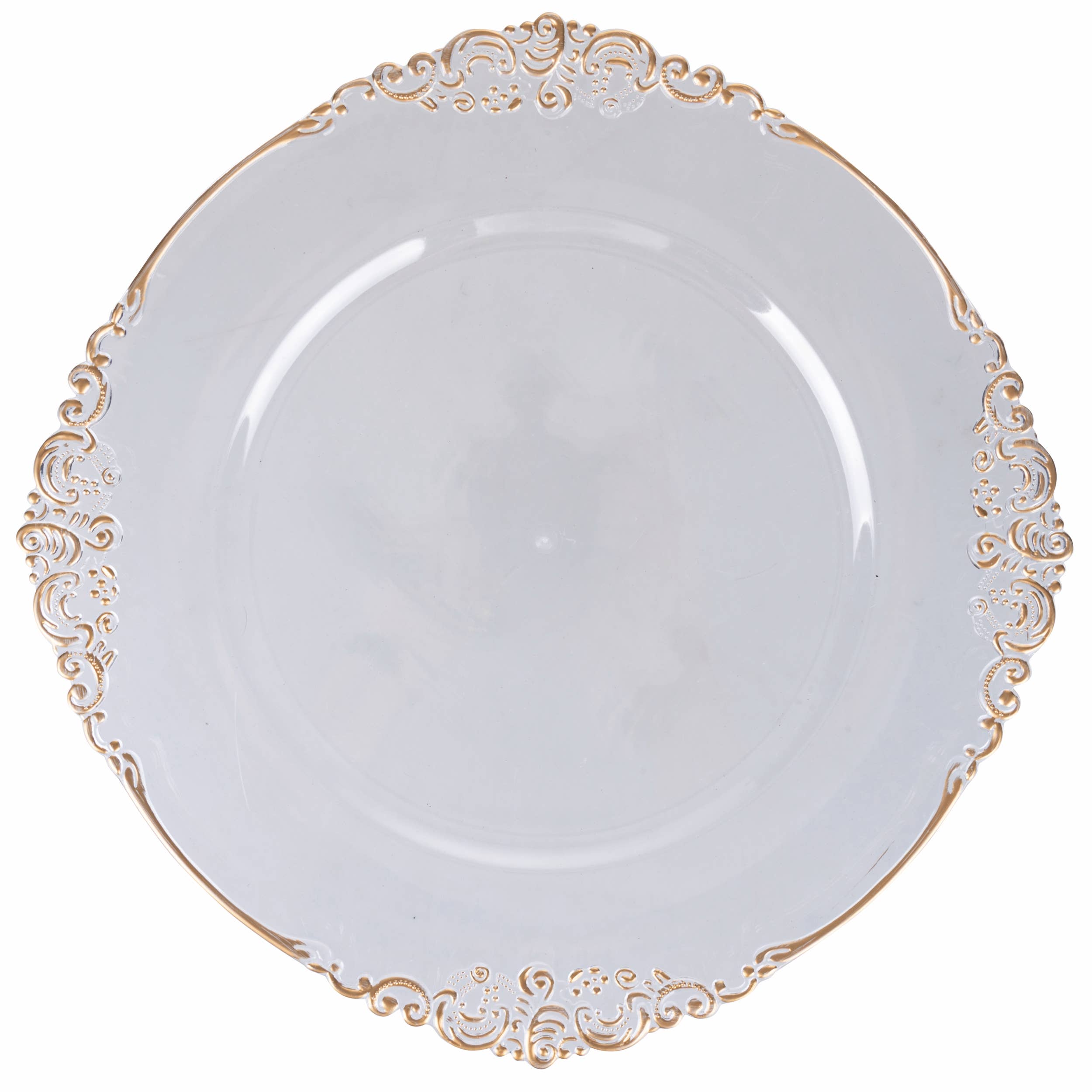 VdE Tivoli 1996 - Wholesale Charger - BAROQUE TRANSPARENT CHARGER PLATE0