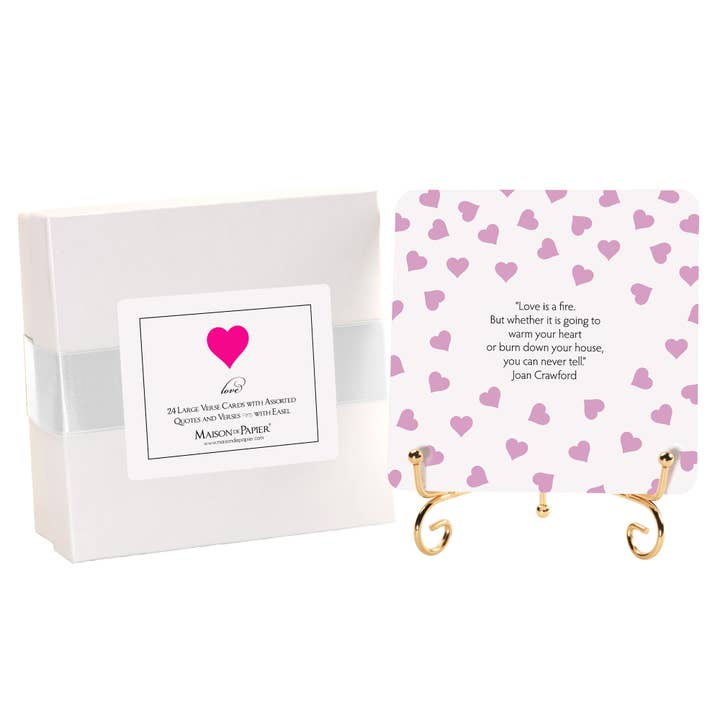 Love Quote Cards with Easel for wholesale by Shade Tree Greetings