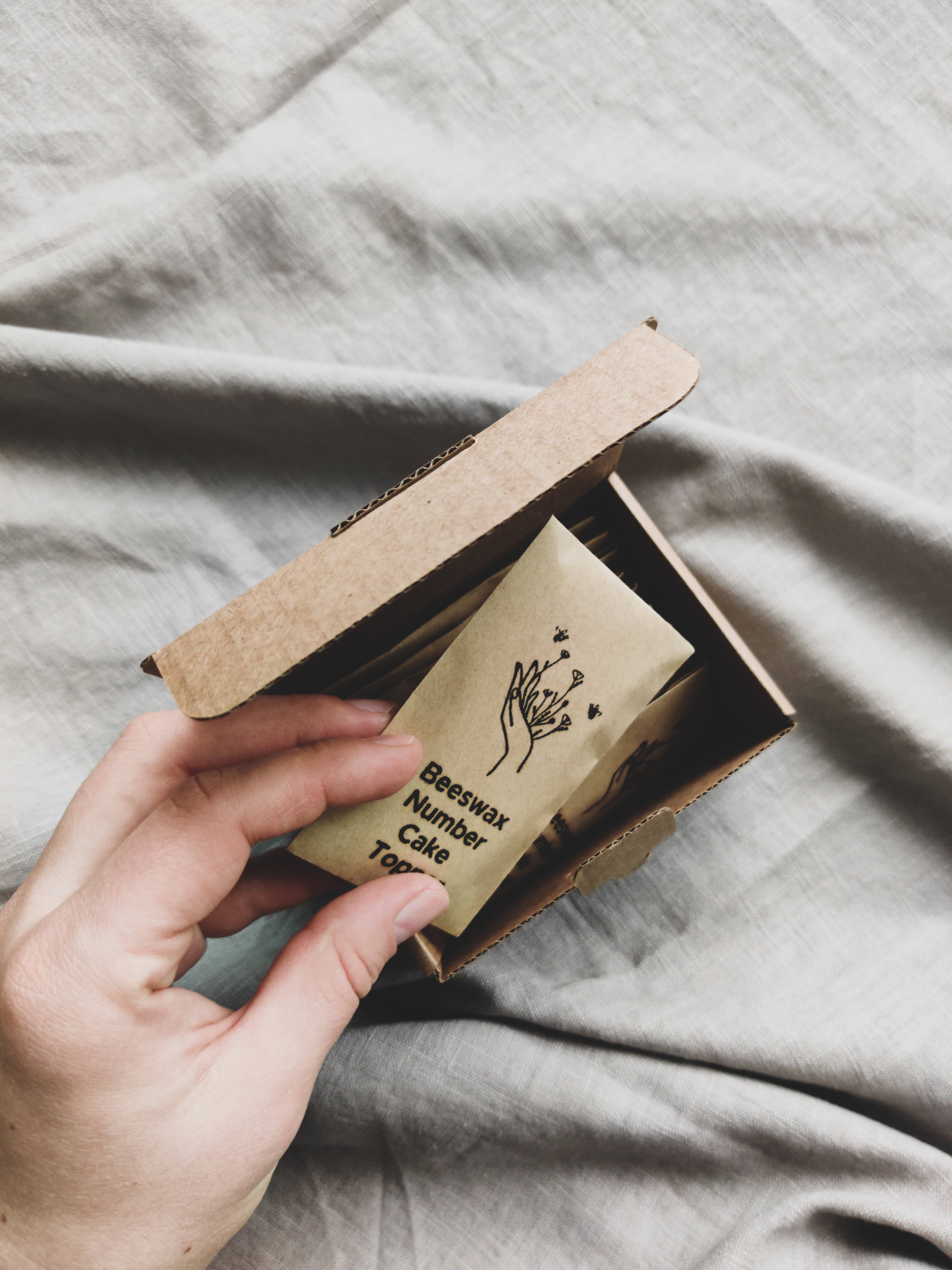 korys – wholesale Cake/cupcake topper – Beeswax Number Cake Topper (full set 0-9)8