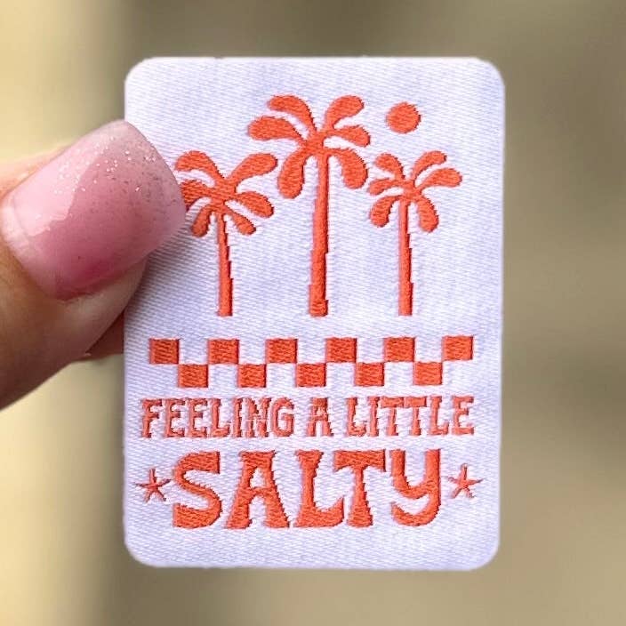 Southern N Savvy - Vente Écusson - Écusson Tissé "Feeling a Little Salty"0
