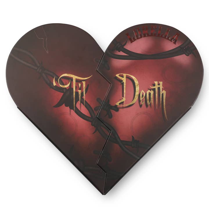 'Til Death 18 Color Eyeshadow Palette for wholesale by Lurella Cosmetics