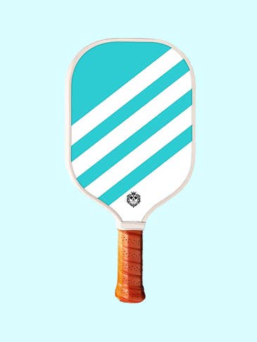 Pagaie rayée classique - Turquoise pour la vente par Pickleball Prep