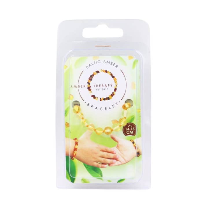 Amber Therapy - Wholesale Beaded Bracelet - Kids - 14-15cm Honey Amber Bracelet/Anklet0