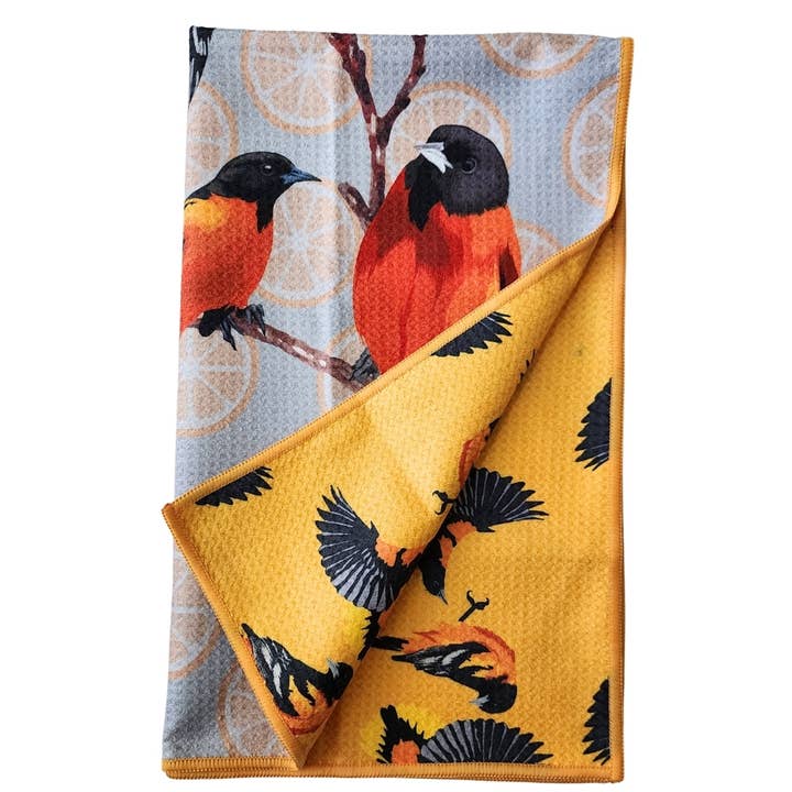 Buzzee - Wholesale Tea Towel - Oriole - Dual Sided Tea Towel - Kitchen & Hand Towel5
