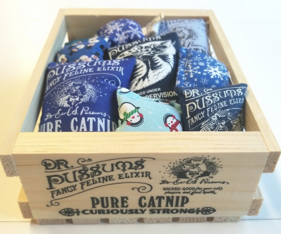 Dr. Pussums Catnip - Vente Jouet – chat - Boîtes cadeaux Holiday Kitty Krate Catnip Toy3