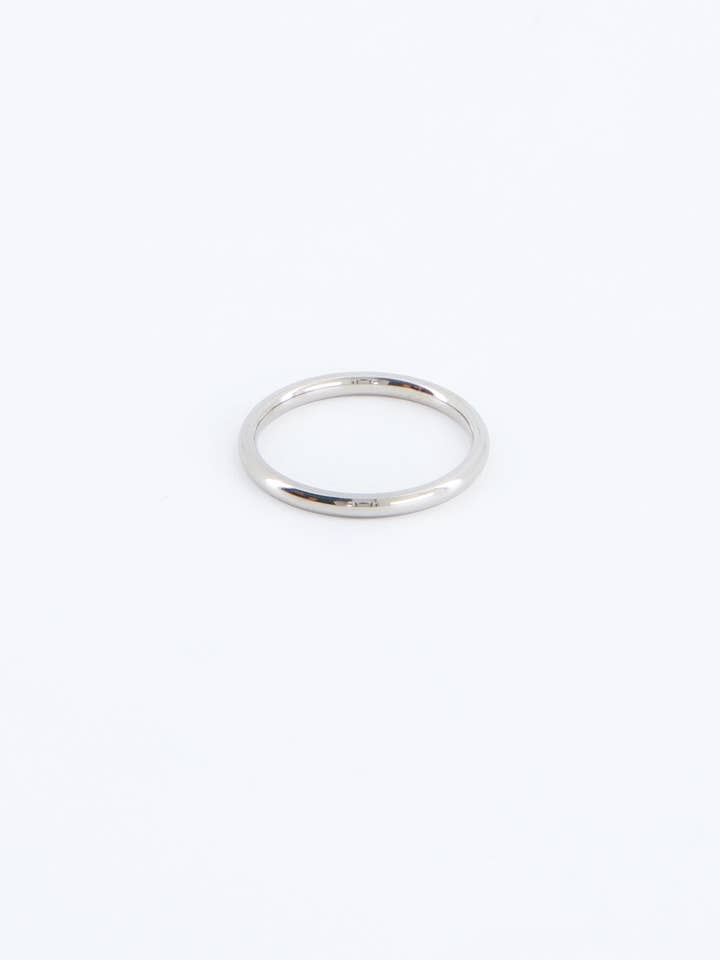 Flat Line Ring (2mm) for wholesale by SOLI STUDIO