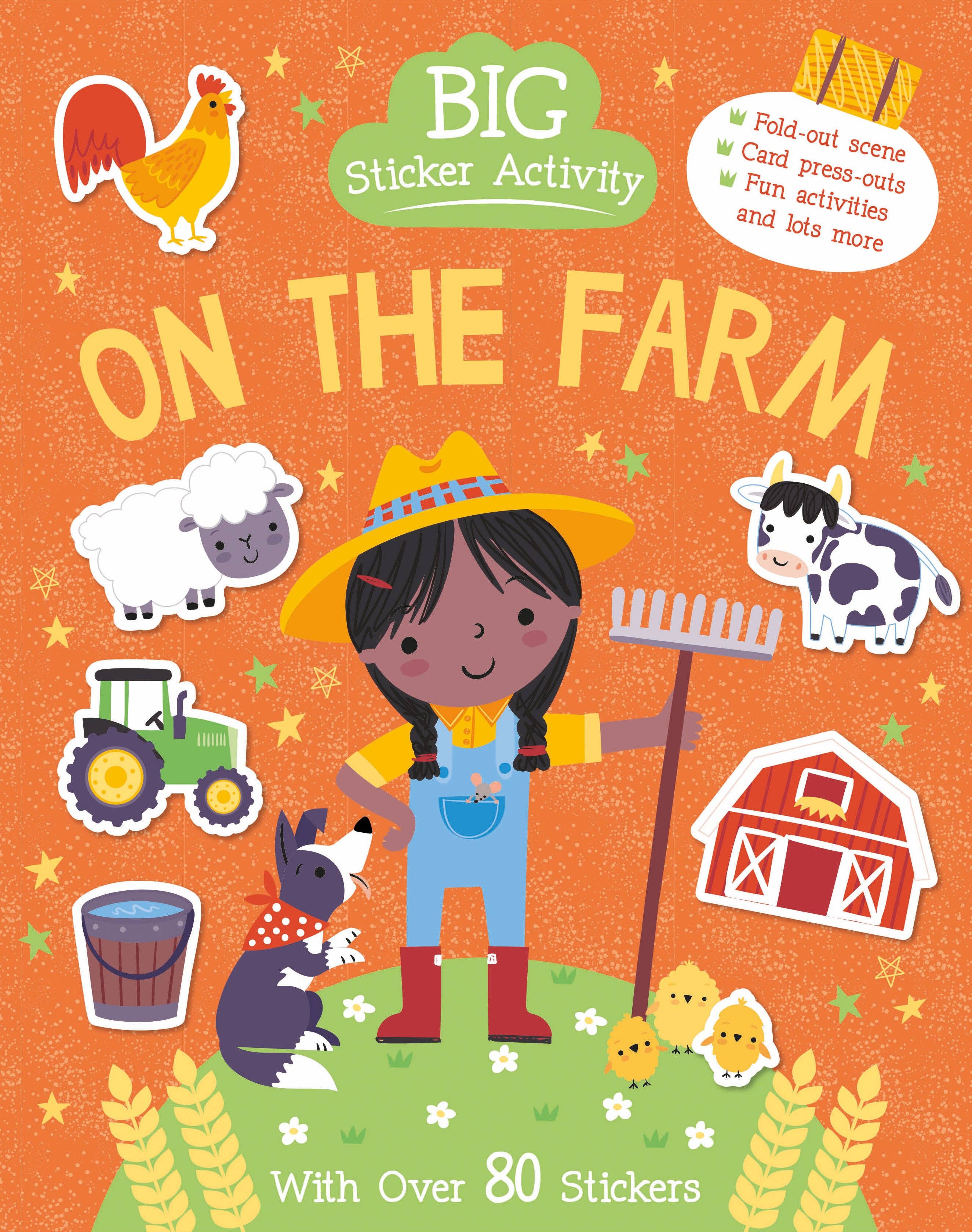 Robert Frederick Ltd – wholesale Sticker – Child & baby – Big Sticker Activity Book – Farm0