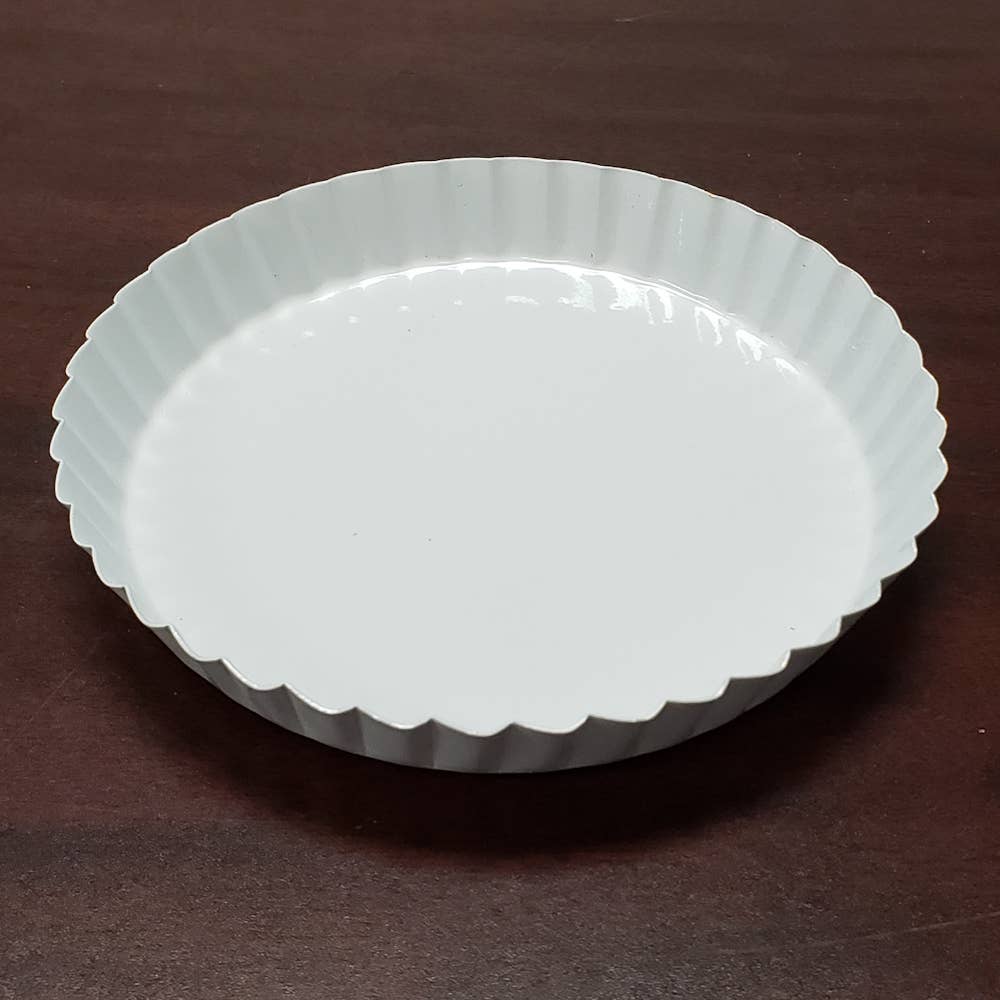 A.T. Imports - Wholesale Decorative Plate/Dish/Bowl - Round Fluted Edge Plate0