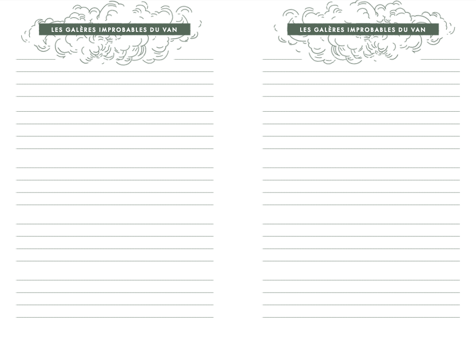 AVENTURA ÉDITIONS - Vente Journal intime - VanLife, Carnet de Voyage (Langue française)4