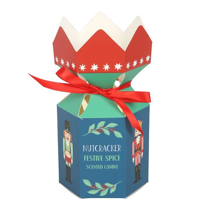 Something Different Wholesale - Wholesale Jar/Filled Candle - Nutcracker Festive Spice Christmas Cracker Candle3