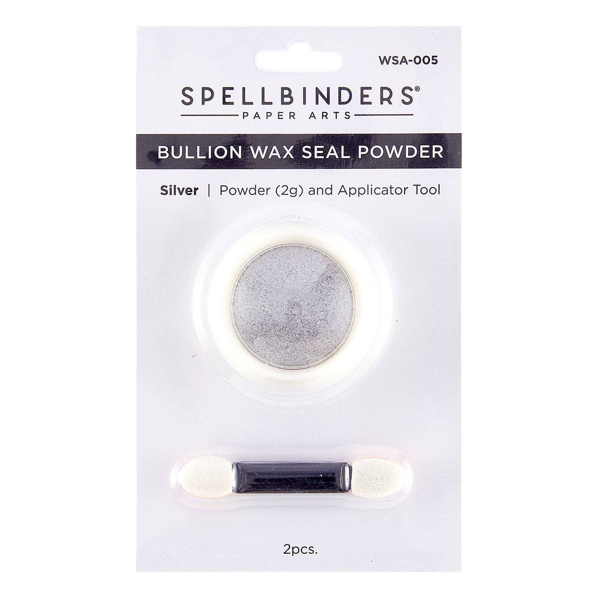 Hero Arts + Spellbinders Wholesale - Wholesale Craft Supplies - Silver Bullion Wax Seal Powder from the Clear Seal Maker Tool Collection0