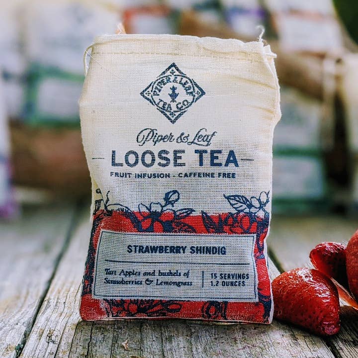 Strawberry Shindig Loose Leaf - 15 Servings for wholesale by Piper & Leaf Artisan Tea Co