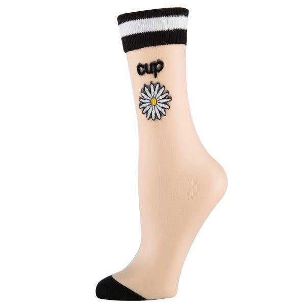 Oooh Yeah/Sock It Up/Oooh Geez Slippers - Wholesale Sokken - Dames - Butter Cup | Premium katoenen sokken met ronde hals voor dames5