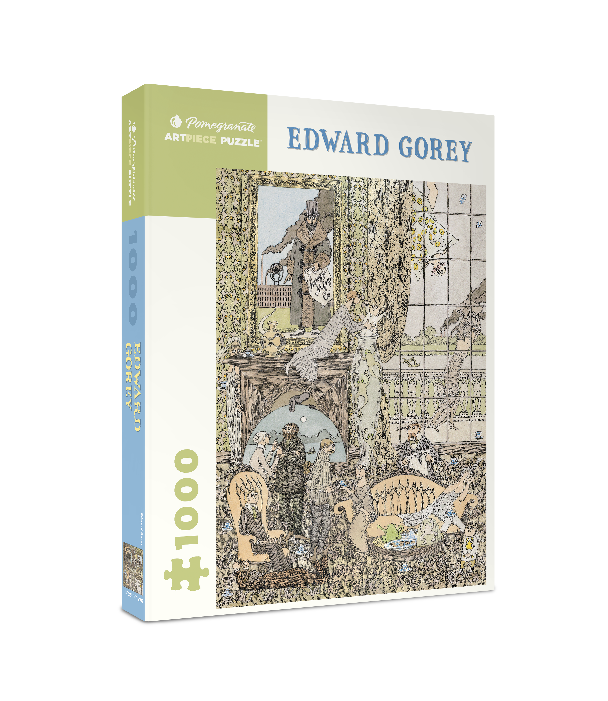 Pomegranate – wholesale Puzzle – Adult – Edward Gorey: Frawgge Mfrg. Co. 1000-piece Jigsaw Puzzle0