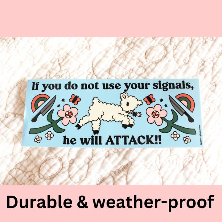 Tender Ghost - Wholesale Sticker - Signals Lamb Bumper Sticker