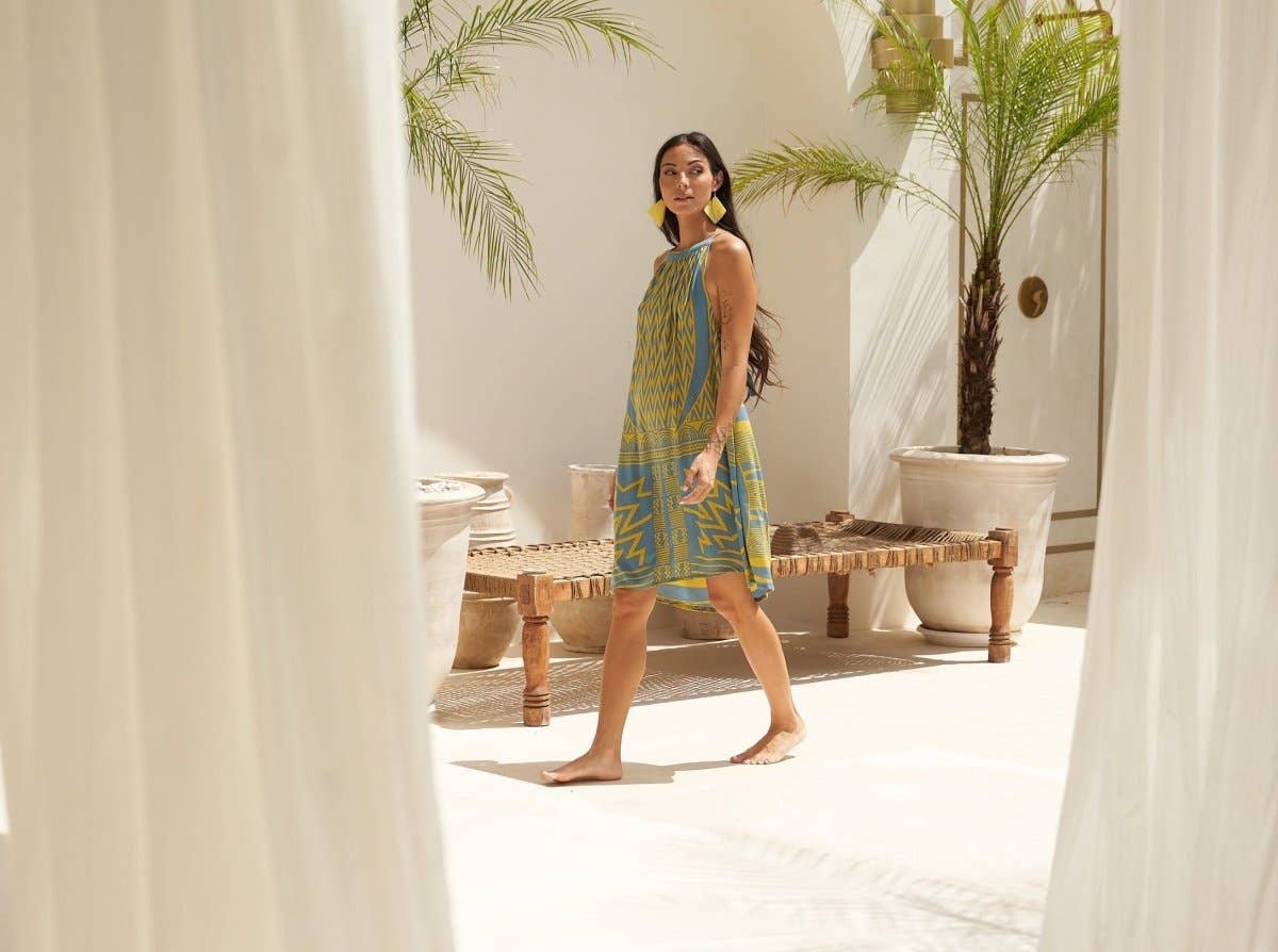 Bijondo - Venta al por mayor Vestido - Mujer - Vestido corto de rayón Mariana5