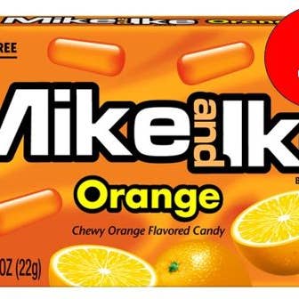 Snacky Candy - Wholesale Gummy - Mike & Ike Orange 0.78oz 24 packs5