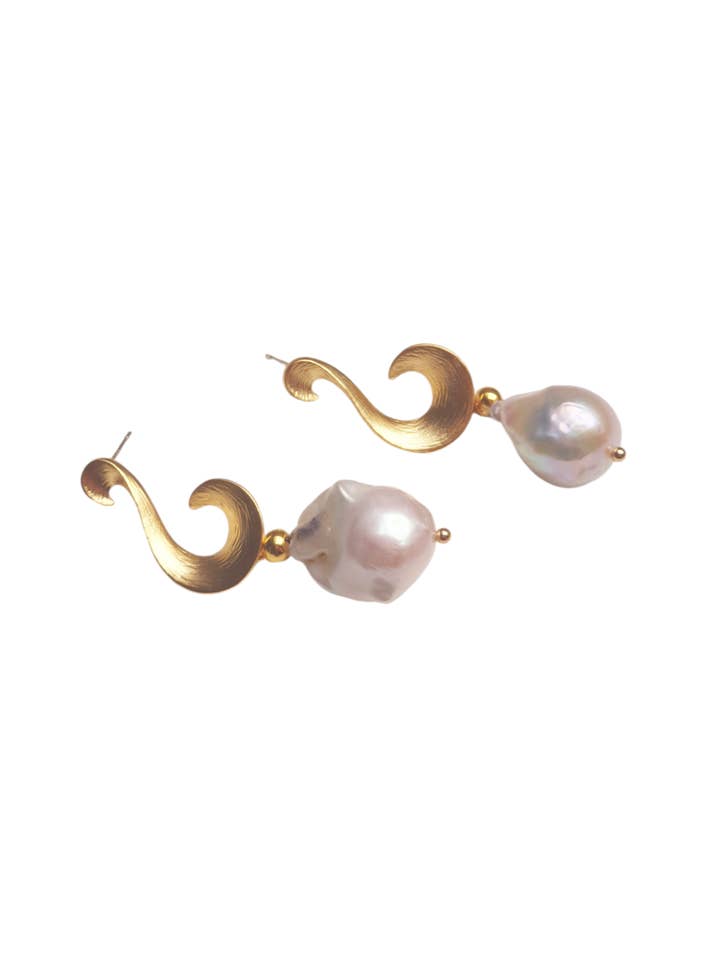 Barokperle på hvirvelørestikker for engroshandel hos Way To Chic