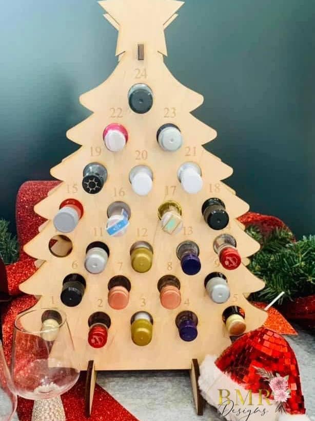 Mini porte-bouteille Calendrier de l'Avent pour adulte pour la vente par BMR Designs