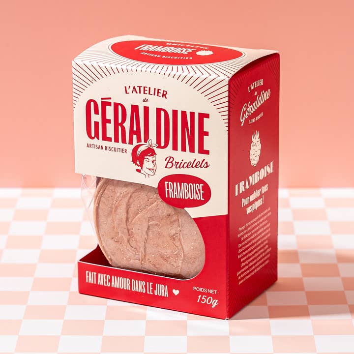 ATELIER DE GERALDINE - Wholesale Cookie - “Raspberry Bricelets” - Sweet Cookies0