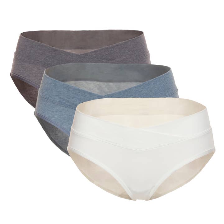 Felina - Wholesale Underwear - Maternity - Organic Cotton Maternity Hipster Panty 3-Pack