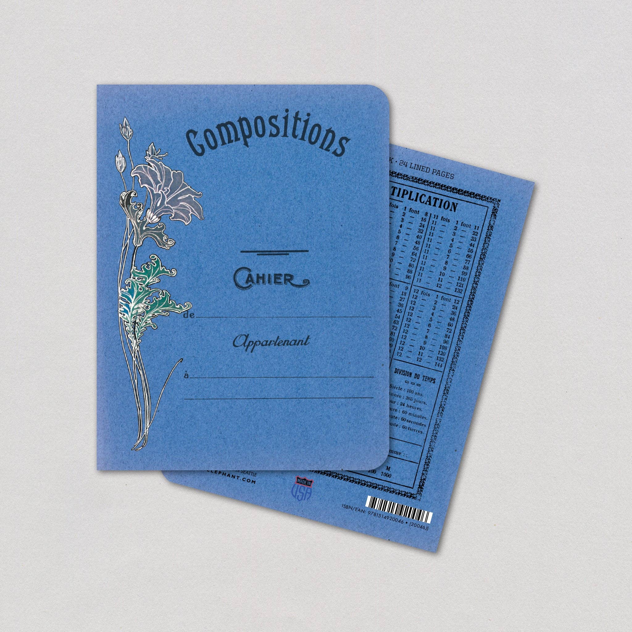 Laughing Elephant - Vente Cahiers - Composition Flower - Cahier Français0