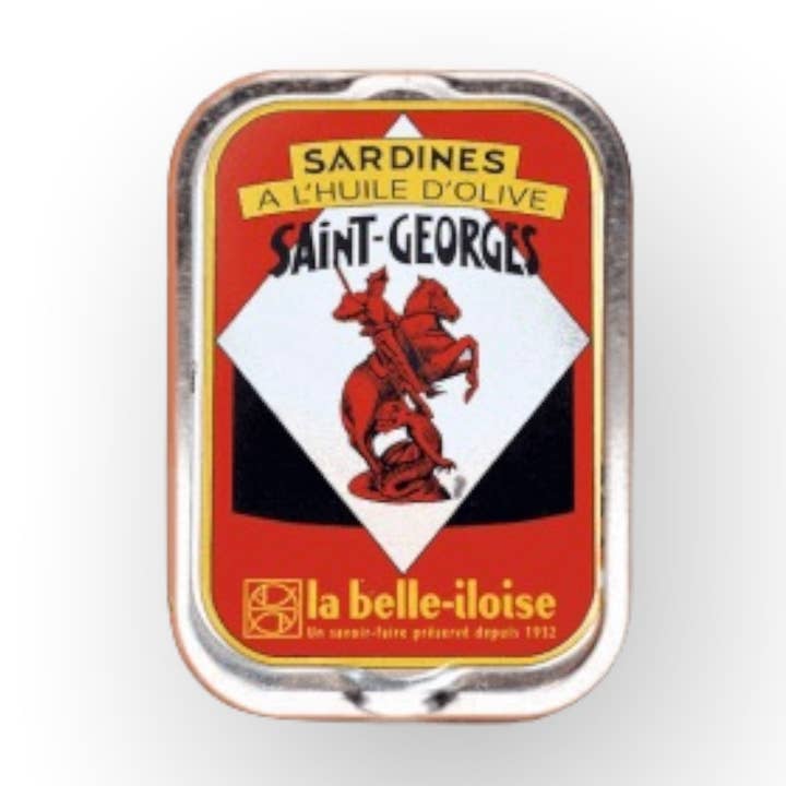 Sardines Saint-Georges à l'huile d'olive La Belle Iloise pour la vente par Ma Box Française