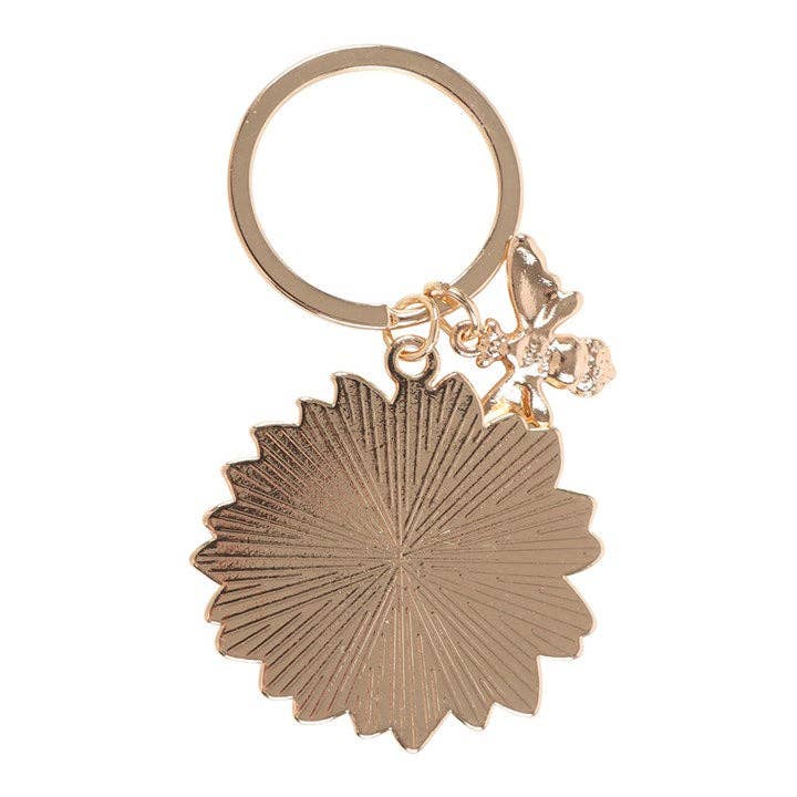 Something Different Wholesale – wholesale Keychain – Women's – You Are My Sunshine Sunflower Keyring3