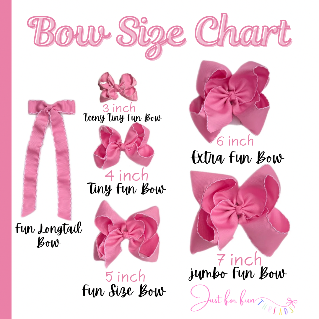 Just For Fun Threads - Vente Nœud pour cheveux – enfant - Petits nœuds solides pour cheveux (12,7 cm)5