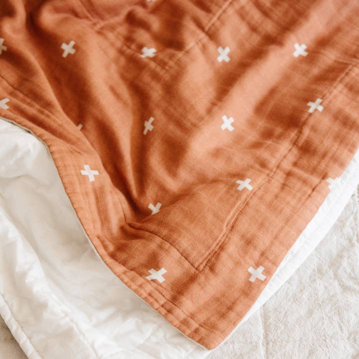 Saranoni - Wholesale Quilt - BAMBOO RAYON MUSLIN QUEEN/KING 4-LAYER QUILTS1