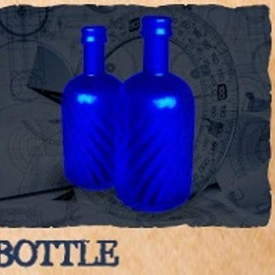 Malet Resin 10-pack Resource Poletter: Blå flaske for engroshandel hos Mayday Games