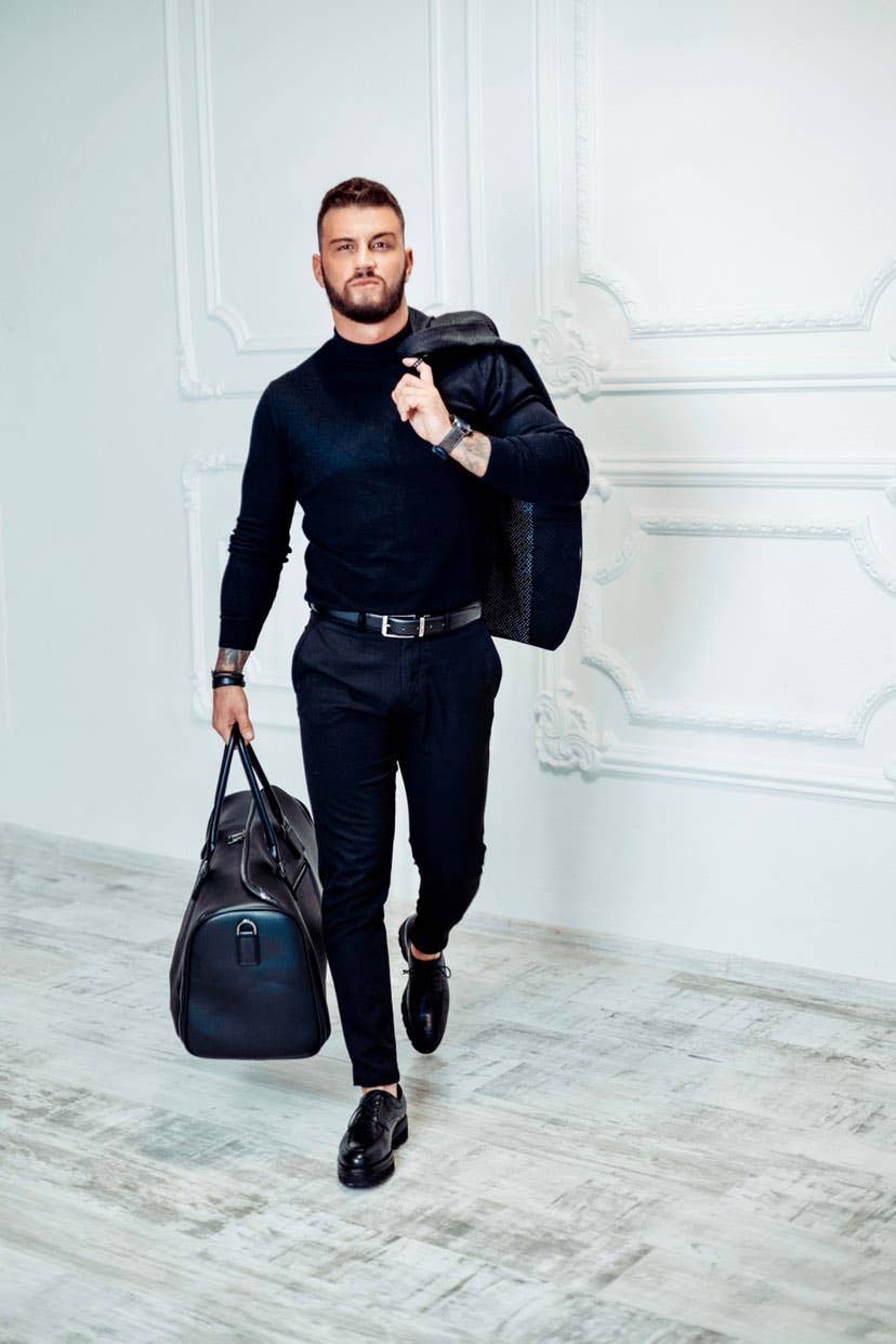 James Hawk - Vente Sac de voyage – homme - Sac weekender pour costume et chemises11