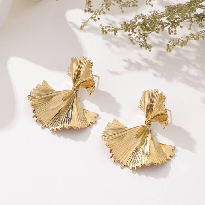 Gold Stud earrings - Jamila for wholesale on Faire