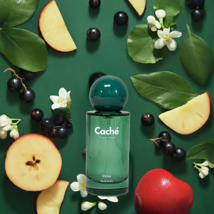 Caché Fragrance - Wholesale Perfume/Eau de Toilette - Victor by Caché – Pineapple, Apple, Birch, Jasmine, Oakmoss, Ambergris, Musk; Eau De Parfum (EDP) 50ml, Masculine6