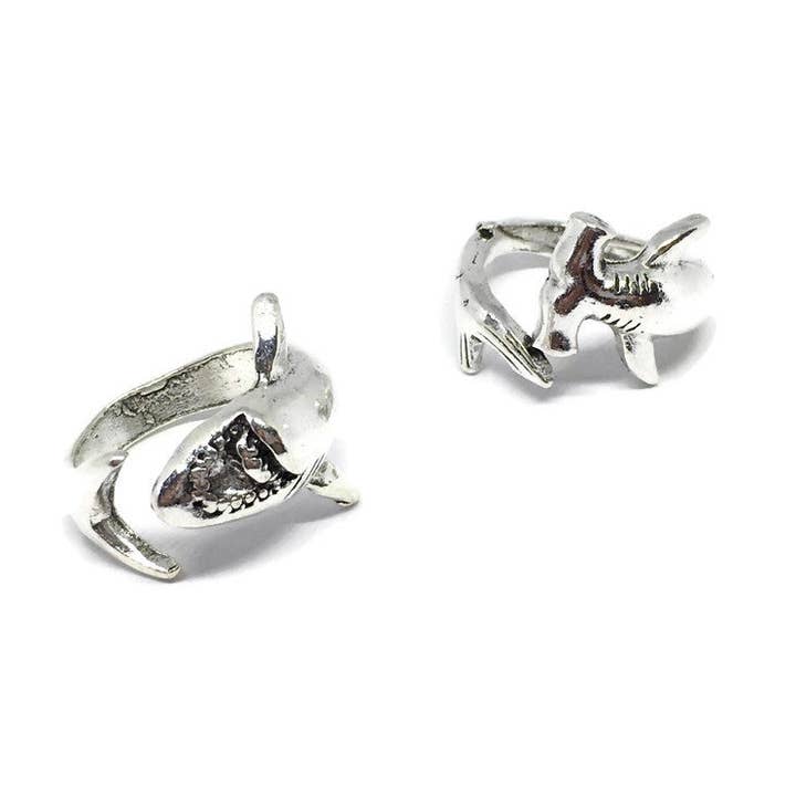Shark Ring | Hammerhead Great White Ocean Aquatic Jewellery for wholesale by Gifts From The Crypt
