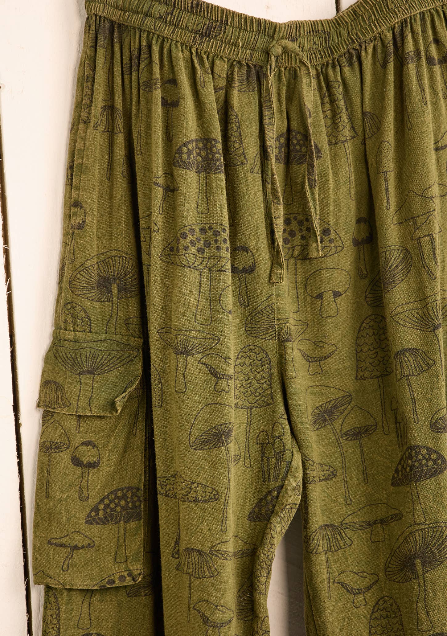 Namaste - Wholesale Pants - Women's - Mushroom Cargo Trousers8