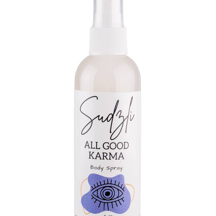 Spray pour le corps All Good Karma pour la vente par Sudzli