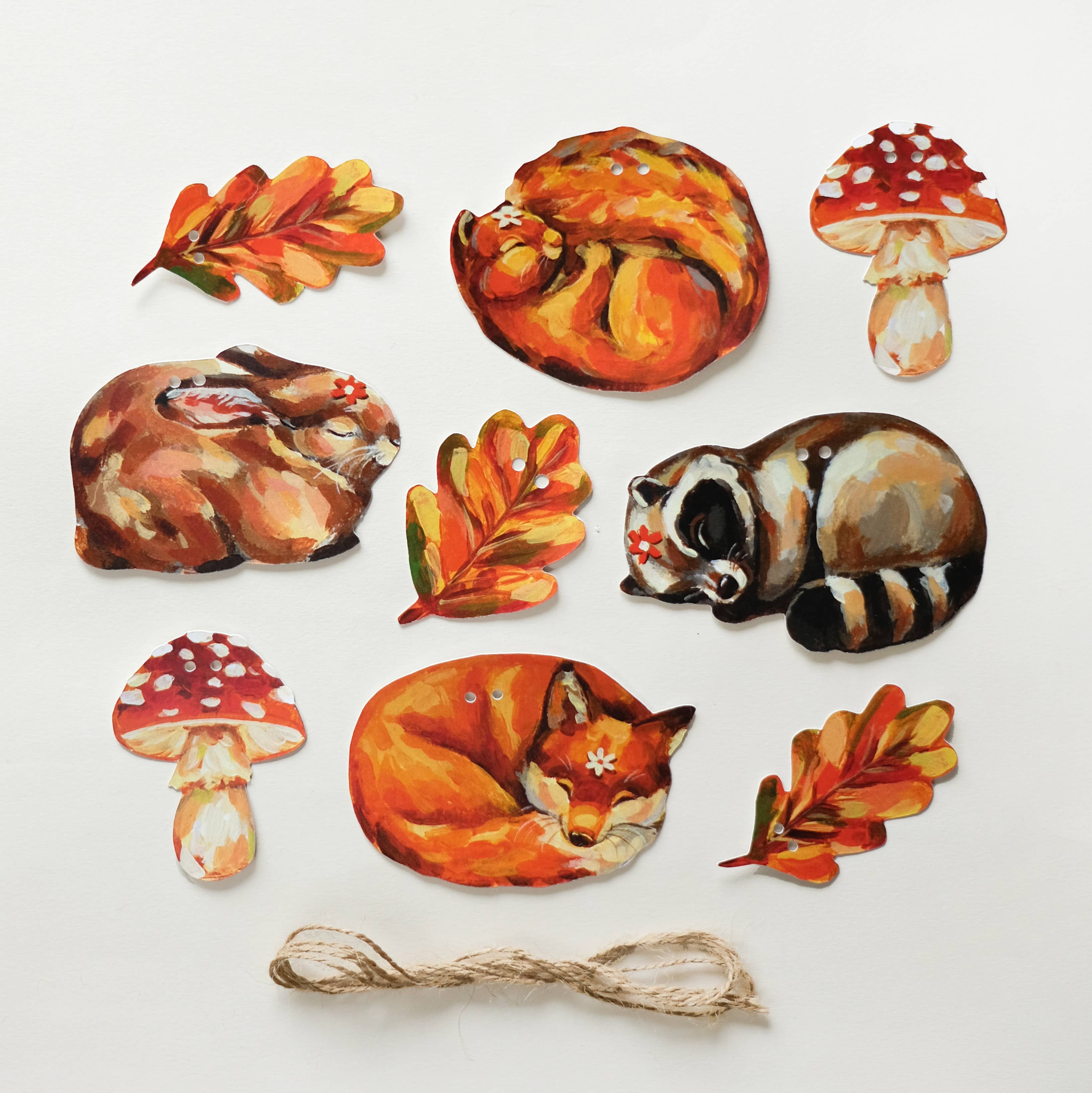 Doro Marcello - Wholesale Bunting/Garland - Woodland Animals Paper Garland | DIY Craft Kit | Fall Decor4