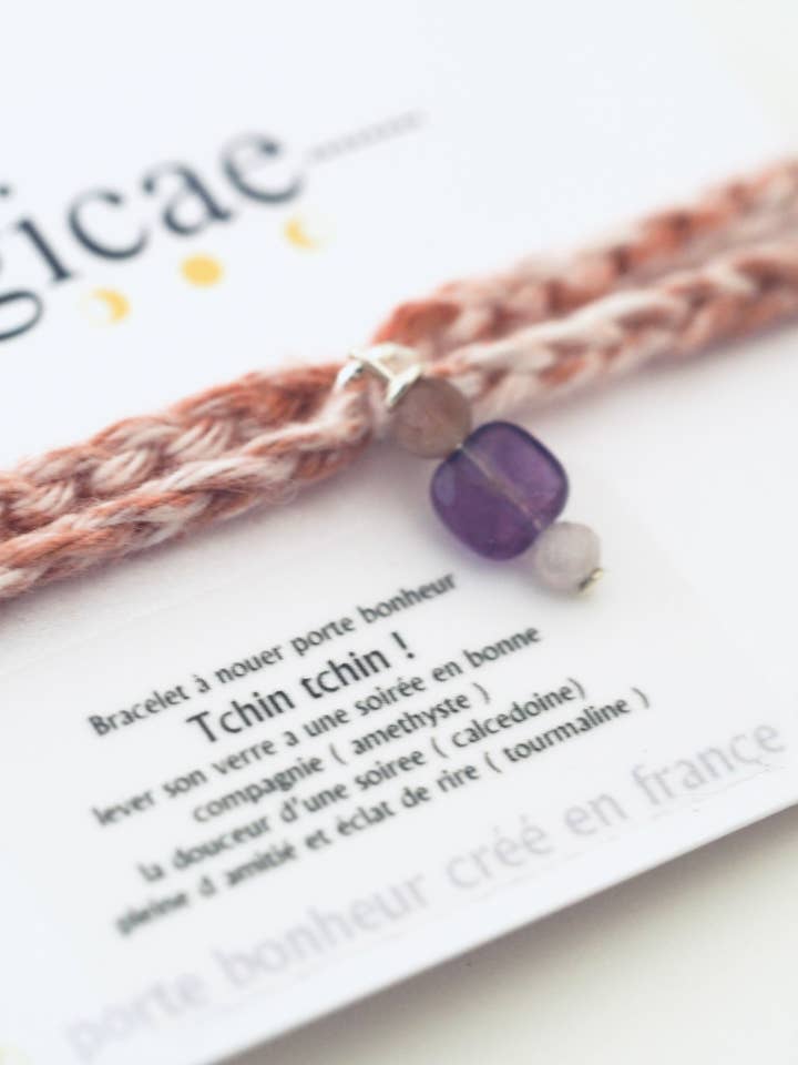 Glücksarmband zum Binden TCHIN TCHIN! für den Großhandel von Magicae