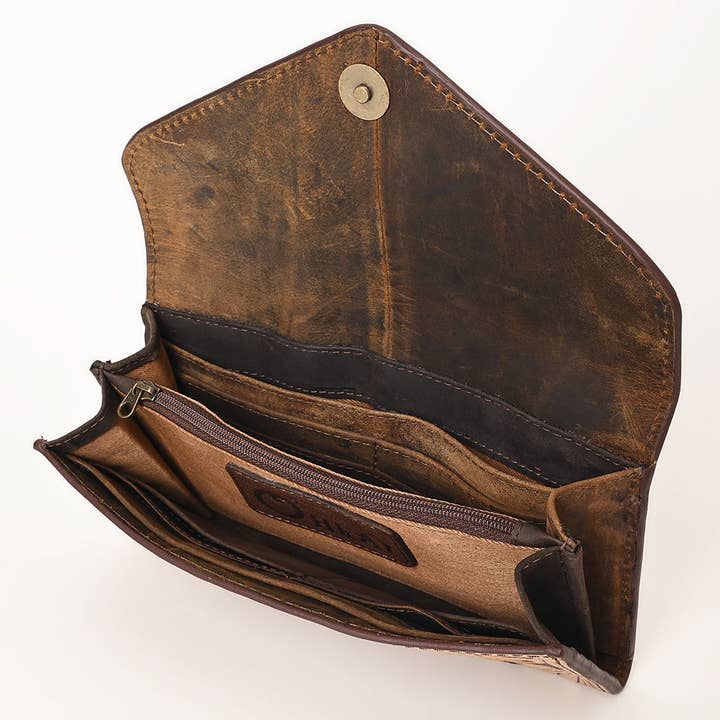 LS Western - Wholesale Clutch Bag - Women's - OHG143 Wallet Genuine Leather women bag western Bag