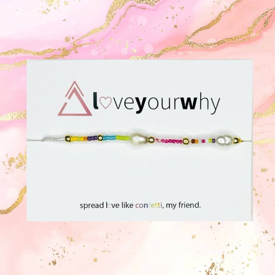 Love Your Why - Wholesale Beaded Bracelet - Like Confetti Bracelet1