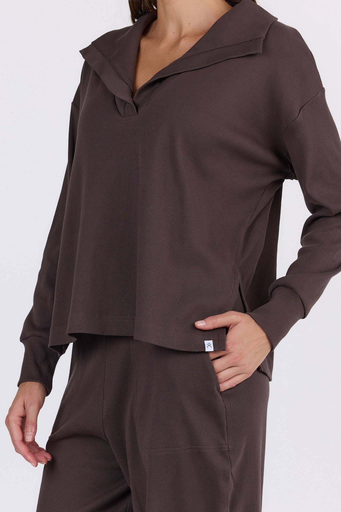 Mocha Time Out Top for wholesale on Faire4