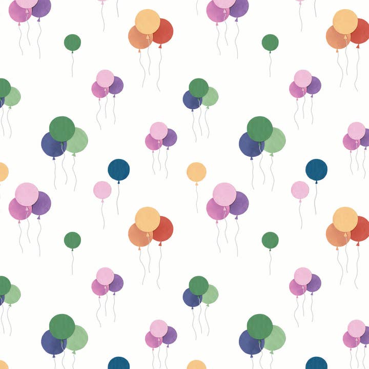 Balloons gift wrap for wholesale by LOU & LUCY PAPER GOODS