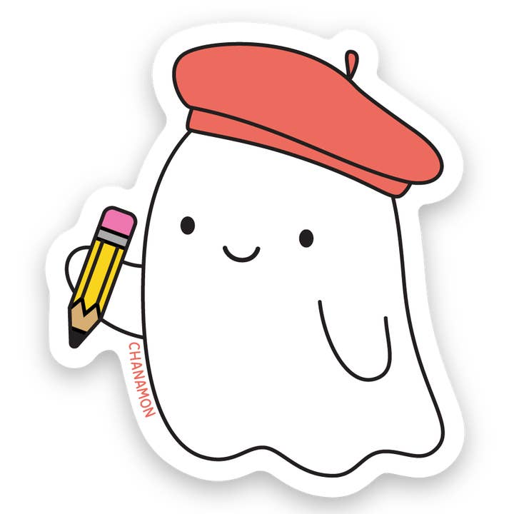 Maison Chanamon – Engroshandel Klistermærke – Kunstner Ghost Sticker