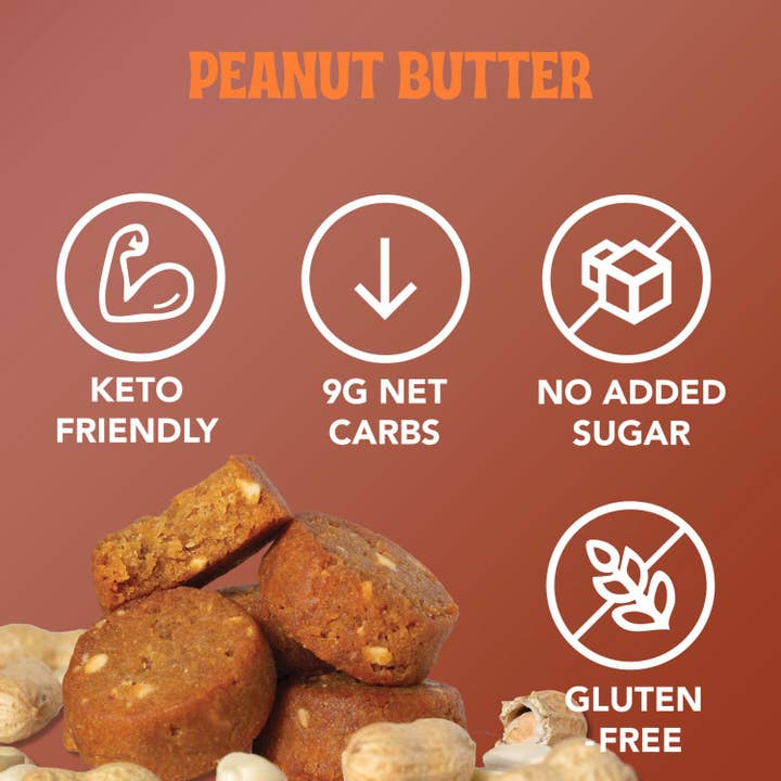 ChipMonk Baking - Wholesale Cookie - Peanut Butter Keto Cookie Bites4