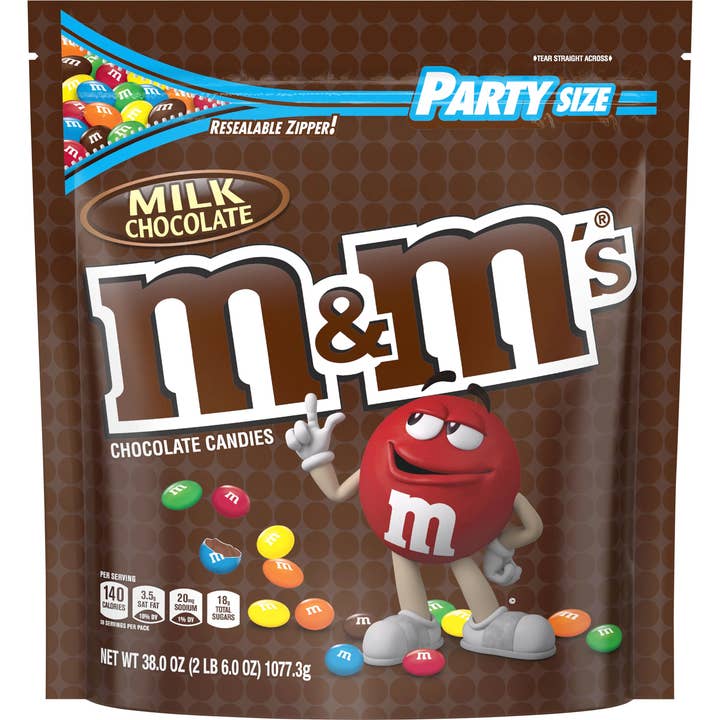 M&M's Plain Bag 38oz - 3ct for wholesale by I Got Your Candy