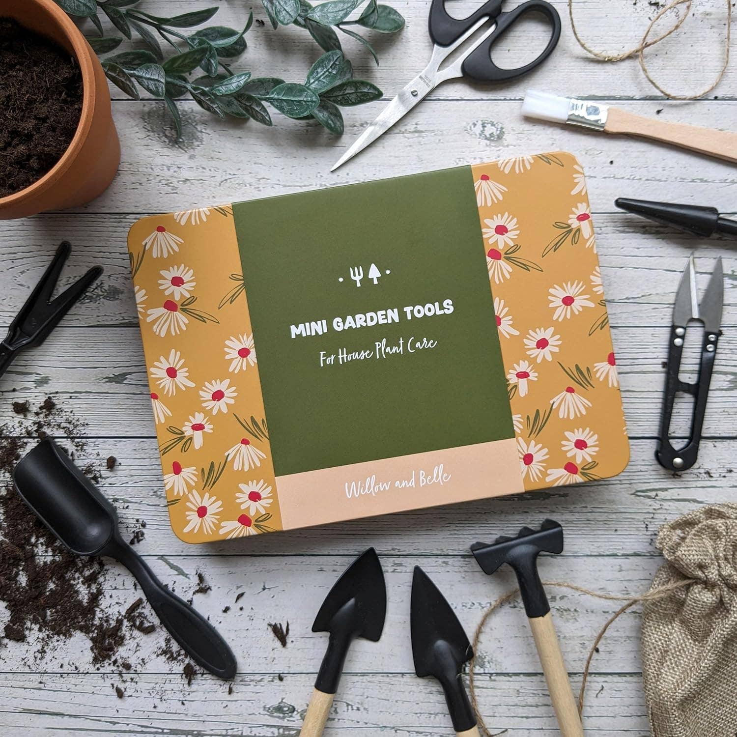 Robert Frederick Ltd – wholesale Garden tool – Willow and Belle House Plant Care Kit - Mini Garden Tools - Keep Indoor Plants Healthy3