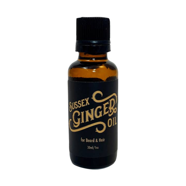 Ginger Beard Oil For Men - Conditioner & Moisturizer - Vegan for wholesale by The Sussex Beard Oil Merchants