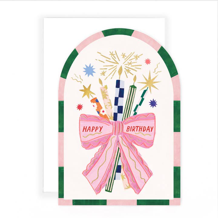 Pablo Open Birthday Candle Birthday Bow for wholesale by Hotchpotch